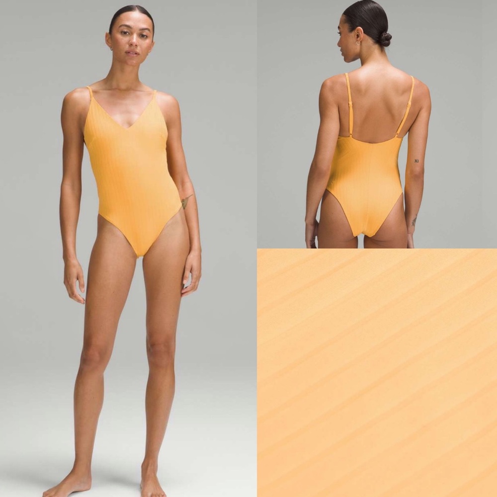 Lululemon V-Neck Ribbed One-Piece Swimsuit
Mango Dream! NWT